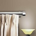 Kd Encimera 1.5 in. Collin Curtain Rod with 28 to 48 in. Extension, Satin Nickel KD3176908